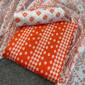 প্রিমিয়াম লিলেন মিক্স থ্রি-পিস - 013