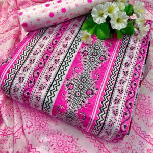 প্রিমিয়াম লিলেন মিক্স থ্রি-পিস - 018