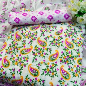 প্রিমিয়াম লিলেন মিক্স থ্রি-পিস - 021