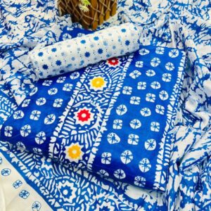 প্রিমিয়াম লিলেন মিক্স থ্রি-পিস - 006