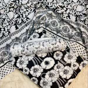 প্রিমিয়াম লিলেন মিক্স থ্রি-পিস - 007