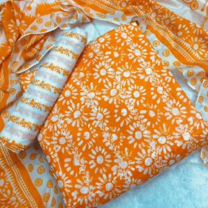 প্রিমিয়াম লিলেন মিক্স থ্রি-পিস - 009